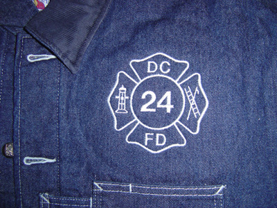 Custom Firefighter Raglan Baseball Jersey Maltese Numbers - G570 - CAD